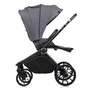 Carucior sport, Lionelo, Mika Plus, Cadru din aluminiu, Copertina XXL, Spatar reglabil in 3 pozitii, Cu accesorii, Pana la 22 kg, 6-48 luni; EN1888-1, EN1888-2 EN1466, Gri - 9