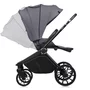 Carucior sport, Lionelo, Mika Plus, Cadru din aluminiu, Copertina XXL, Spatar reglabil in 3 pozitii, Cu accesorii, Pana la 22 kg, 6-48 luni; EN1888-1, EN1888-2 EN1466, Gri - 11
