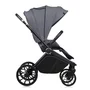 Carucior sport, Lionelo, Mika Plus, Cadru din aluminiu, Copertina XXL, Spatar reglabil in 3 pozitii, Cu accesorii, Pana la 22 kg, 6-48 luni; EN1888-1, EN1888-2 EN1466, Gri - 14