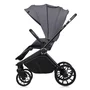 Carucior sport, Lionelo, Mika Plus, Cadru din aluminiu, Copertina XXL, Spatar reglabil in 3 pozitii, Cu accesorii, Pana la 22 kg, 6-48 luni; EN1888-1, EN1888-2 EN1466, Gri - 16