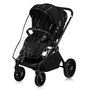 Carucior sport, Lionelo, Mika Plus, Cadru din aluminiu, Copertina XXL, Spatar reglabil in 3 pozitii, Cu accesorii, Pana la 22 kg, 6-48 luni; EN1888-1, EN1888-2 EN1466, Negru - 6