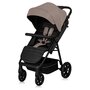 Carucior sport, Lionelo, Mira, Maner reglabil in 5 pozitii, Spatar si suport de picioare reglabile, Plasa de tantari si suport biberon incluse, Pana la 22 kg, 6 luni+, Conform cu EN1888-1, EN1888-2, Testare SGS, Bej - 1
