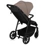 Carucior sport, Lionelo, Mira, Maner reglabil in 5 pozitii, Spatar si suport de picioare reglabile, Plasa de tantari si suport biberon incluse, Pana la 22 kg, 6 luni+, Conform cu EN1888-1, EN1888-2, Testare SGS, Bej - 6