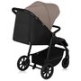 Carucior sport, Lionelo, Mira, Maner reglabil in 5 pozitii, Spatar si suport de picioare reglabile, Plasa de tantari si suport biberon incluse, Pana la 22 kg, 6 luni+, Conform cu EN1888-1, EN1888-2, Testare SGS, Bej - 8