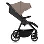 Carucior sport, Lionelo, Mira, Maner reglabil in 5 pozitii, Spatar si suport de picioare reglabile, Plasa de tantari si suport biberon incluse, Pana la 22 kg, 6 luni+, Conform cu EN1888-1, EN1888-2, Testare SGS, Bej - 10