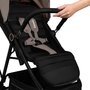 Carucior sport, Lionelo, Mira, Maner reglabil in 5 pozitii, Spatar si suport de picioare reglabile, Plasa de tantari si suport biberon incluse, Pana la 22 kg, 6 luni+, Conform cu EN1888-1, EN1888-2, Testare SGS, Bej - 14