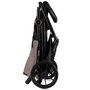 Carucior sport, Lionelo, Mira, Maner reglabil in 5 pozitii, Spatar si suport de picioare reglabile, Plasa de tantari si suport biberon incluse, Pana la 22 kg, 6 luni+, Conform cu EN1888-1, EN1888-2, Testare SGS, Bej - 15