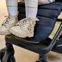 Carucior sport, Lionelo, Mira, Maner reglabil in 5 pozitii, Spatar si suport de picioare reglabile, Plasa de tantari si suport biberon incluse, Pana la 22 kg, 6 luni+, Conform cu EN1888-1, EN1888-2, Testare SGS, Bej - 16