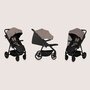 Carucior sport, Lionelo, Mira, Maner reglabil in 5 pozitii, Spatar si suport de picioare reglabile, Plasa de tantari si suport biberon incluse, Pana la 22 kg, 6 luni+, Conform cu EN1888-1, EN1888-2, Testare SGS, Bej - 3