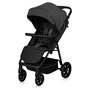 Carucior sport, Lionelo, Mira, Maner reglabil in 5 pozitii, Spatar si suport de picioare reglabile, Plasa de tantari si suport biberon incluse, Pana la 22 kg, 6 luni+, Conform cu EN1888-1, EN1888-2, Testare SGS, Gri - 2