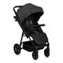 Carucior sport, Lionelo, Mira, Maner reglabil in 5 pozitii, Spatar si suport de picioare reglabile, Plasa de tantari si suport biberon incluse, Pana la 22 kg, 6 luni+, Conform cu EN1888-1, EN1888-2, Testare SGS, Gri - 4