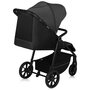 Carucior sport, Lionelo, Mira, Maner reglabil in 5 pozitii, Spatar si suport de picioare reglabile, Plasa de tantari si suport biberon incluse, Pana la 22 kg, 6 luni+, Conform cu EN1888-1, EN1888-2, Testare SGS, Gri - 7