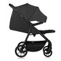 Carucior sport, Lionelo, Mira, Maner reglabil in 5 pozitii, Spatar si suport de picioare reglabile, Plasa de tantari si suport biberon incluse, Pana la 22 kg, 6 luni+, Conform cu EN1888-1, EN1888-2, Testare SGS, Gri - 9