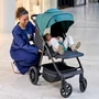 Carucior sport, Lionelo, Mira, Maner reglabil in 5 pozitii, Spatar si suport de picioare reglabile, Plasa de tantari si suport biberon incluse, Pana la 22 kg, 6 luni+, Conform cu EN1888-1, EN1888-2, Testare SGS, Gri - 18