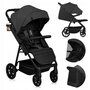 Carucior sport, Lionelo, Mira, Maner reglabil in 5 pozitii, Spatar si suport de picioare reglabile, Plasa de tantari si suport biberon incluse, Pana la 22 kg, 6 luni+, Conform cu EN1888-1, EN1888-2, Testare SGS, Gri - 29