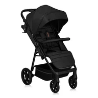 Black Friday - Reduceri Carucior sport, Lionelo, Mira, Maner reglabil in 5 pozitii, Spatar si suport de picioare reglabile, Plasa de tantari si suport biberon incluse, Pana la 22 kg, 6 luni+, Conform cu EN1888-1, EN1888-2, Testare SGS, Negru Promotie