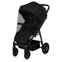 Carucior sport, Lionelo, Mira, Maner reglabil in 5 pozitii, Spatar si suport de picioare reglabile, Plasa de tantari si suport biberon incluse, Pana la 22 kg, 6 luni+, Conform cu EN1888-1, EN1888-2, Testare SGS, Negru - 5
