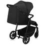 Carucior sport, Lionelo, Mira, Maner reglabil in 5 pozitii, Spatar si suport de picioare reglabile, Plasa de tantari si suport biberon incluse, Pana la 22 kg, 6 luni+, Conform cu EN1888-1, EN1888-2, Testare SGS, Negru - 8