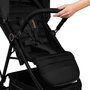 Carucior sport, Lionelo, Mira, Maner reglabil in 5 pozitii, Spatar si suport de picioare reglabile, Plasa de tantari si suport biberon incluse, Pana la 22 kg, 6 luni+, Conform cu EN1888-1, EN1888-2, Testare SGS, Negru - 14