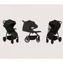 Carucior sport, Lionelo, Mira, Maner reglabil in 5 pozitii, Spatar si suport de picioare reglabile, Plasa de tantari si suport biberon incluse, Pana la 22 kg, 6 luni+, Conform cu EN1888-1, EN1888-2, Testare SGS, Negru - 4