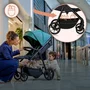 Carucior sport, Lionelo, Mira, Maner reglabil in 5 pozitii, Spatar si suport de picioare reglabile, Plasa de tantari si suport biberon incluse, Pana la 22 kg, 6 luni+, Conform cu EN1888-1, EN1888-2, Testare SGS, Roz - 19