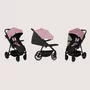 Carucior sport, Lionelo, Mira, Maner reglabil in 5 pozitii, Spatar si suport de picioare reglabile, Plasa de tantari si suport biberon incluse, Pana la 22 kg, 6 luni+, Conform cu EN1888-1, EN1888-2, Testare SGS, Roz - 4
