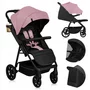Carucior sport, Lionelo, Mira, Maner reglabil in 5 pozitii, Spatar si suport de picioare reglabile, Plasa de tantari si suport biberon incluse, Pana la 22 kg, 6 luni+, Conform cu EN1888-1, EN1888-2, Testare SGS, Roz - 10