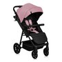 Carucior sport, Lionelo, Mira, Maner reglabil in 5 pozitii, Spatar si suport de picioare reglabile, Plasa de tantari si suport biberon incluse, Pana la 22 kg, 6 luni+, Conform cu EN1888-1, EN1888-2, Testare SGS, Roz