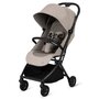 Carucior sport, Lionelo, Sia, 5.9 kg, Ultracompact, Pliere rapida cu o mana, Copertina UPF50+, Plasa de tantari si suport pentru biberon incluse, 6-48 luni, Sustine 22 kg, Bej - 4