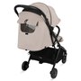 Carucior sport, Lionelo, Sia, 5.9 kg, Ultracompact, Pliere rapida cu o mana, Copertina UPF50+, Plasa de tantari si suport pentru biberon incluse, 6-48 luni, Sustine 22 kg, Bej - 9