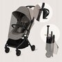 Carucior sport, Lionelo, Sia, 5.9 kg, Ultracompact, Pliere rapida cu o mana, Copertina UPF50+, Plasa de tantari si suport pentru biberon incluse, 6-48 luni, Sustine 22 kg, Bej - 15