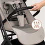 Carucior sport, Lionelo, Sia, 5.9 kg, Ultracompact, Pliere rapida cu o mana, Copertina UPF50+, Plasa de tantari si suport pentru biberon incluse, 6-48 luni, Sustine 22 kg, Bej - 18