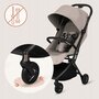 Carucior sport, Lionelo, Sia, 5.9 kg, Ultracompact, Pliere rapida cu o mana, Copertina UPF50+, Plasa de tantari si suport pentru biberon incluse, 6-48 luni, Sustine 22 kg, Bej - 19