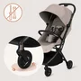 Carucior sport, Lionelo, Sia, 5.9 kg, Ultracompact, Pliere rapida cu o mana, Copertina UPF50+, Plasa de tantari si suport pentru biberon incluse, 6-48 luni, Sustine 22 kg, Bej - 19