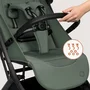 Carucior sport, Lionelo, Sia, 5.9 kg, Ultracompact, Pliere rapida cu o mana, Copertina UPF50+, Plasa de tantari si suport pentru biberon incluse, 6-48 luni, Sustine 22 kg, Verde - 18