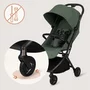 Carucior sport, Lionelo, Sia, 5.9 kg, Ultracompact, Pliere rapida cu o mana, Copertina UPF50+, Plasa de tantari si suport pentru biberon incluse, 6-48 luni, Sustine 22 kg, Verde - 19