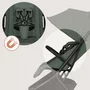 Carucior sport, Lionelo, Sia, 5.9 kg, Ultracompact, Pliere rapida cu o mana, Copertina UPF50+, Plasa de tantari si suport pentru biberon incluse, 6-48 luni, Sustine 22 kg, Verde - 20
