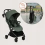 Carucior sport, Lionelo, Sia, 5.9 kg, Ultracompact, Pliere rapida cu o mana, Copertina UPF50+, Plasa de tantari si suport pentru biberon incluse, 6-48 luni, Sustine 22 kg, Verde - 22