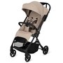 Carucior sport, Lionelo, Tansi, Pliere automata, Ultracompact, Manevrare cu o mana, Roti cu tehnologie GravelTech, Spatar si suport picioare reglabile, 6-48 luni, Sustine 22 kg, Bej - 5