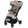 Carucior sport, Lionelo, Tansi, Pliere automata, Ultracompact, Manevrare cu o mana, Roti cu tehnologie GravelTech, Spatar si suport picioare reglabile, 6-48 luni, Sustine 22 kg, Bej - 7