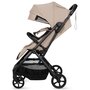 Carucior sport, Lionelo, Tansi, Pliere automata, Ultracompact, Manevrare cu o mana, Roti cu tehnologie GravelTech, Spatar si suport picioare reglabile, 6-48 luni, Sustine 22 kg, Bej - 8