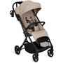 Carucior sport, Lionelo, Tansi, Pliere automata, Ultracompact, Manevrare cu o mana, Roti cu tehnologie GravelTech, Spatar si suport picioare reglabile, 6-48 luni, Sustine 22 kg, Bej - 4