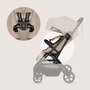 Carucior sport, Lionelo, Tansi, Pliere automata, Ultracompact, Manevrare cu o mana, Roti cu tehnologie GravelTech, Spatar si suport picioare reglabile, 6-48 luni, Sustine 22 kg, Bej - 24