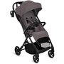 Carucior sport, Lionelo, Tansi, Pliere automata, Ultracompact, Manevrare cu o mana, Roti cu tehnologie GravelTech, Spatar si suport picioare reglabile, 6-48 luni, Sustine 22 kg, Bej Taupe - 15