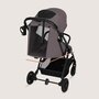 Carucior sport, Lionelo, Tansi, Pliere automata, Ultracompact, Manevrare cu o mana, Roti cu tehnologie GravelTech, Spatar si suport picioare reglabile, 6-48 luni, Sustine 22 kg, Bej Taupe - 17