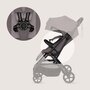 Carucior sport, Lionelo, Tansi, Pliere automata, Ultracompact, Manevrare cu o mana, Roti cu tehnologie GravelTech, Spatar si suport picioare reglabile, 6-48 luni, Sustine 22 kg, Bej Taupe - 19