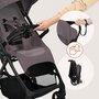 Carucior sport, Lionelo, Tansi, Pliere automata, Ultracompact, Manevrare cu o mana, Roti cu tehnologie GravelTech, Spatar si suport picioare reglabile, 6-48 luni, Sustine 22 kg, Bej Taupe - 20