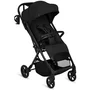 Carucior sport, Lionelo, Tansi, Pliere automata, Ultracompact, Manevrare cu o mana, Roti cu tehnologie GravelTech, Spatar si suport picioare reglabile, 6-48 luni, Sustine 22 kg, Negru - 1
