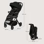 Carucior sport, Lionelo, Tansi, Pliere automata, Ultracompact, Manevrare cu o mana, Roti cu tehnologie GravelTech, Spatar si suport picioare reglabile, 6-48 luni, Sustine 22 kg, Negru - 22