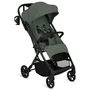 Carucior sport, Lionelo, Tansi, Pliere automata, Ultracompact, Manevrare cu o mana, Roti cu tehnologie GravelTech, Spatar si suport picioare reglabile,  6-48 luni, Sustine 22 kg, Verde